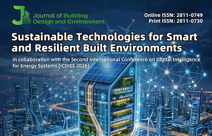 Call for Papers: Special Issue | Sustainable Technologies for Smart and Resilient Built Environments